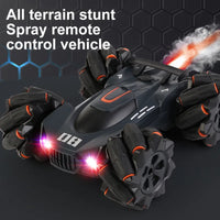 HKM-856211 Remote Control Drift Spray Stunt Car with Music and Lights - 2.4GHz Indoor/Outdoor Electric Vehicle for Ages 5 and Up
