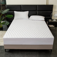 HKM-856211 Waterproof Quilted Fitted Sheet with Pillowcases - Multiple Sizes Available