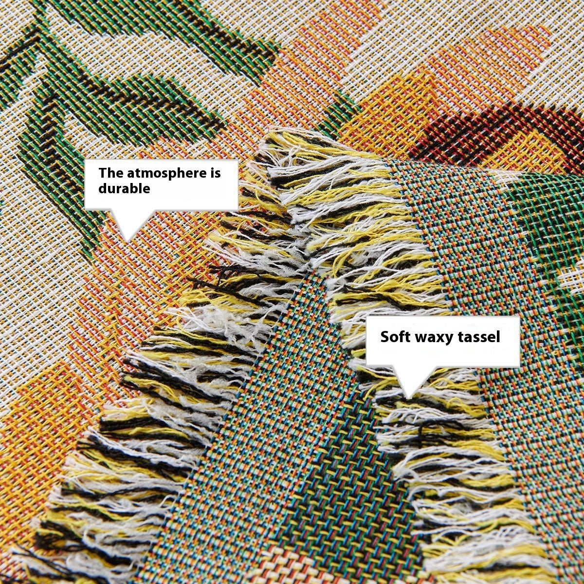 HKM-856275 Universal Chenille Sofa Cover in YB-Marigold and Floral Design - Multiple Sizes Available