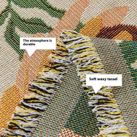 HKM-856275 Universal Chenille Sofa Cover in YB-Marigold and Floral Design - Multiple Sizes Available
