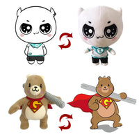 HKM-856467 Custom Plush Stuffed Toy - OEM ODM Pillow Doll for All Ages, Multiple Colors Available