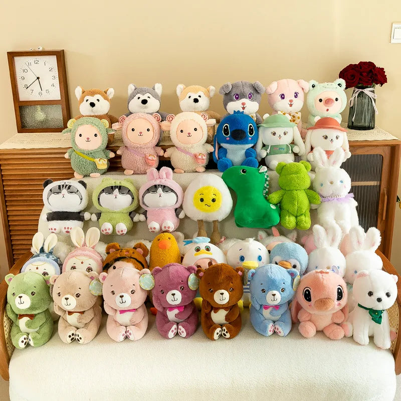 KTX-856467 Custom Plush Stuffed Toy - OEM ODM Pillow Doll for All Ages, Multiple Colors Available