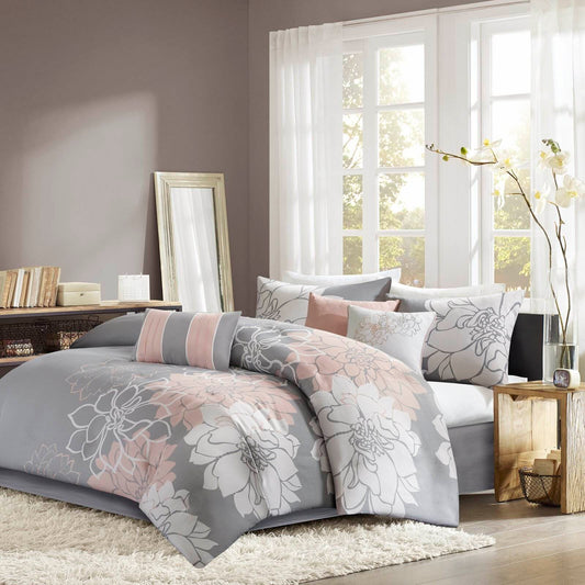 HKM-856531 Solid Color Four-Piece Jacquard Bedding Set in Pure Cotton