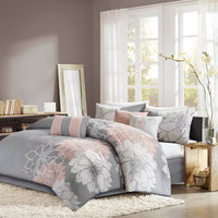 HKM-856531 Solid Color Four-Piece Jacquard Bedding Set in Pure Cotton