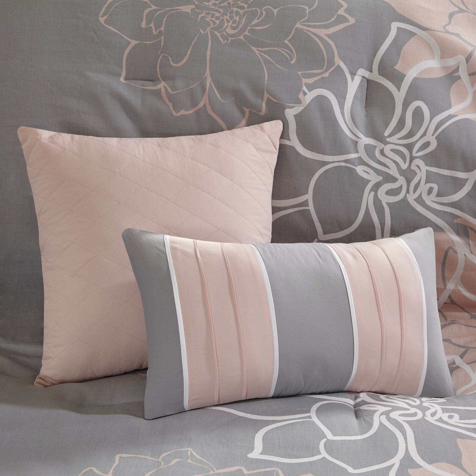 HKM-856531 Solid Color Four-Piece Jacquard Bedding Set in Pure Cotton