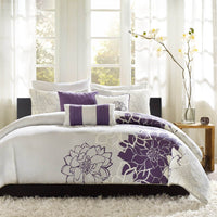 HKM-856531 Solid Color Four-Piece Jacquard Bedding Set in Pure Cotton