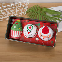 HKM-856787 Christmas Towel Doll Combo Gift Set in Pure Cotton - 2 Cozy Designs