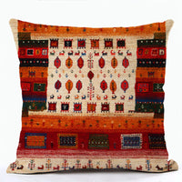 HKM-856915 Bohemian Ethnic Style Fashion Pillowcase - Peach Skin, Short Plush, Linen, 45x45cm