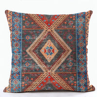 HKM-856915 Bohemian Ethnic Style Fashion Pillowcase - Peach Skin, Short Plush, Linen, 45x45cm