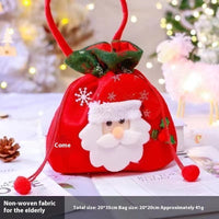 HKM-856979 Christmas Themed Children’s Gift Bags - Plush Candy Packaging in Various Styles