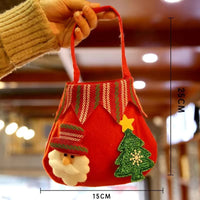 HKM-856979 Christmas Themed Children’s Gift Bags - Plush Candy Packaging in Various Styles