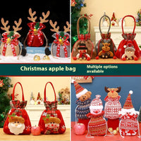 HKM-856979 Christmas Themed Children’s Gift Bags - Plush Candy Packaging in Various Styles