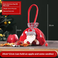 HKM-856979 Christmas Themed Children’s Gift Bags - Plush Candy Packaging in Various Styles