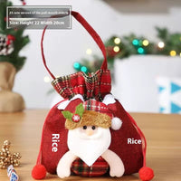 HKM-856979 Christmas Themed Children’s Gift Bags - Plush Candy Packaging in Various Styles