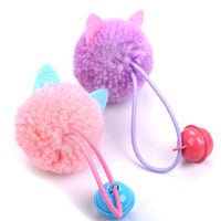 HKM-856979 Plush mouse head shaped bell toy
