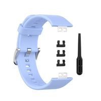 HKM-857043 Silicone Replacement Wrist Strap for Huawei Watch Fit with Tool Knife and Clips