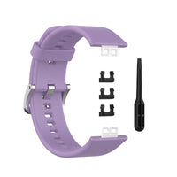 HKM-857043 Silicone Replacement Wrist Strap for Huawei Watch Fit with Tool Knife and Clips