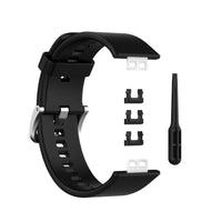 HKM-857043 Silicone Replacement Wrist Strap for Huawei Watch Fit with Tool Knife and Clips