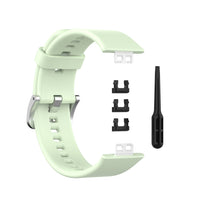 HKM-857043 Silicone Replacement Wrist Strap for Huawei Watch Fit with Tool Knife and Clips
