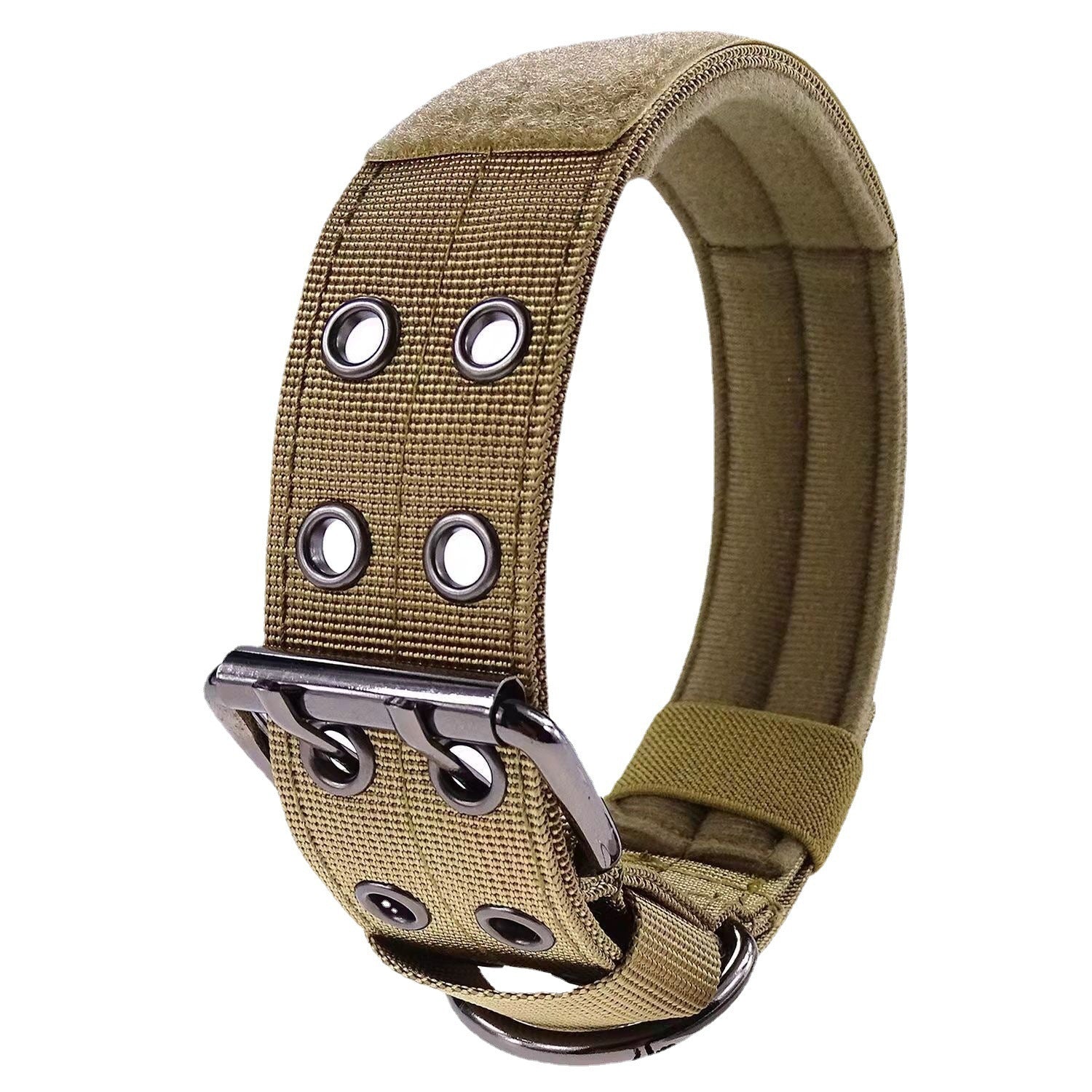 HKM-857235 Medium to Large Nylon Dog Collar for Outdoor Use - Custom Colors Available