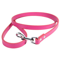 HKM-857363 Durable PU Leather Pet Leash for Cats and Dogs - Available in Multiple Colors