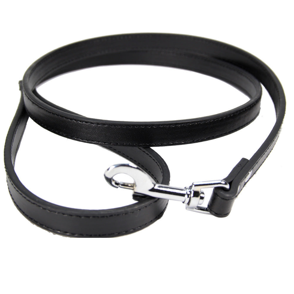HKM-857363 Durable PU Leather Pet Leash for Cats and Dogs - Available in Multiple Colors
