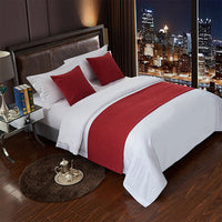 HKM-857363 Elegant Hotel Bed Runner with Pillow Cover - Chinese Classical Patterns in Multiple Colors and Designs