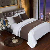 HKM-857363 Elegant Hotel Bed Runner with Pillow Cover - Chinese Classical Patterns in Multiple Colors and Designs