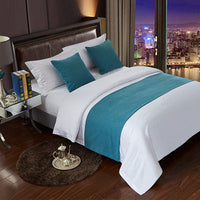 HKM-857363 Elegant Hotel Bed Runner with Pillow Cover - Chinese Classical Patterns in Multiple Colors and Designs