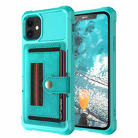 HKM-857619 TPU Mobile Phone Protective Case with Card Slot - Compatible with iPhone and Samsung Models