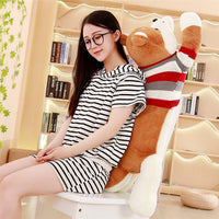 HKM-857811 Cute Dog Chai Plush Doll Pillow - 70cm Soft Toy for Youth Ages 15-35