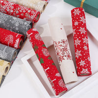 HKM-858131 Charming Christmas Printed Tablecloth for Holiday Decor, 2.75m Long, Multiple Patterns Available