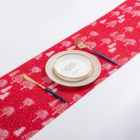 HKM-858131 Charming Christmas Printed Tablecloth for Holiday Decor, 2.75m Long, Multiple Patterns Available