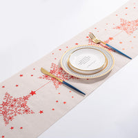 HKM-858131 Charming Christmas Printed Tablecloth for Holiday Decor, 2.75m Long, Multiple Patterns Available