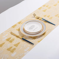 HKM-858131 Charming Christmas Printed Tablecloth for Holiday Decor, 2.75m Long, Multiple Patterns Available