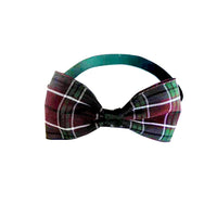 HKM-858195 Plaid Pet Scarf and Bow Tie Set for Cats and Dogs
