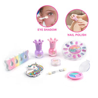 HKM-858323 Children's Makeup Set with Carrying Bag - DIY Dress-Up Accessories for Ages 4-9