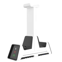HKM-858707 Multifunctional Charging Base for PS5, PS4, Switch Pro, Xbox Series X Controllers with Magnetic Suction Design