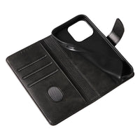 HKM-858771 Cow Print Leather Flip Phone Case for iPhone Models - Multiple Colors Available