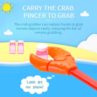 HKM-858771 Robotic Crab Grabber Tool for Kids - Mechanical Arm Beach Toy, Ages 5-13, 54cm
