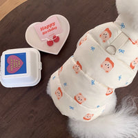 HKM-859091 Cozy Bear Cotton-Padded Coat for Small Dogs and Cats - Autumn and Winter Pet Clothing