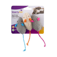 HKM-859283 Pet Cat Plush Catnip Mouse Shape Interactive Toy