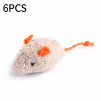HKM-859283 Pet Cat Plush Catnip Mouse Shape Interactive Toy