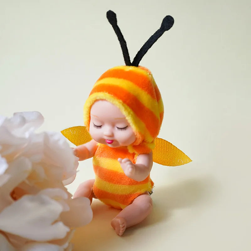 HKM-859347 Cute Reborn Doll Toy – Realistic Mini Baby Doll for Kids, Ideal Birthday Gift