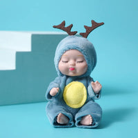 HKM-859347 Cute Reborn Doll Toy – Realistic Mini Baby Doll for Kids, Ideal Birthday Gift