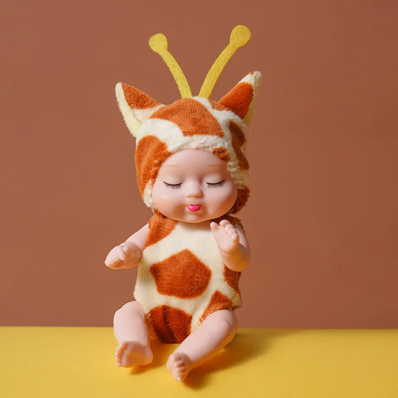 HKM-859347 Cute Reborn Doll Toy – Realistic Mini Baby Doll for Kids, Ideal Birthday Gift