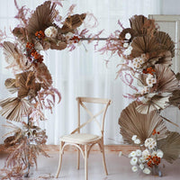 HKM-859347 Dried Palm Leaf for Window Reception and Wedding Arch Decoration