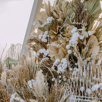 HKM-859347 Dried Palm Leaf for Window Reception and Wedding Arch Decoration
