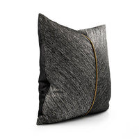 HKM-859347 New Chinese Style Simple Jacquard Pillow Cushion - Hu Si, 45x45cm Cotton Cover