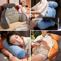 HKM-859475 Cute 3D Cartoon Waist Pillow for Bed and Sofa - Various Animal Designs